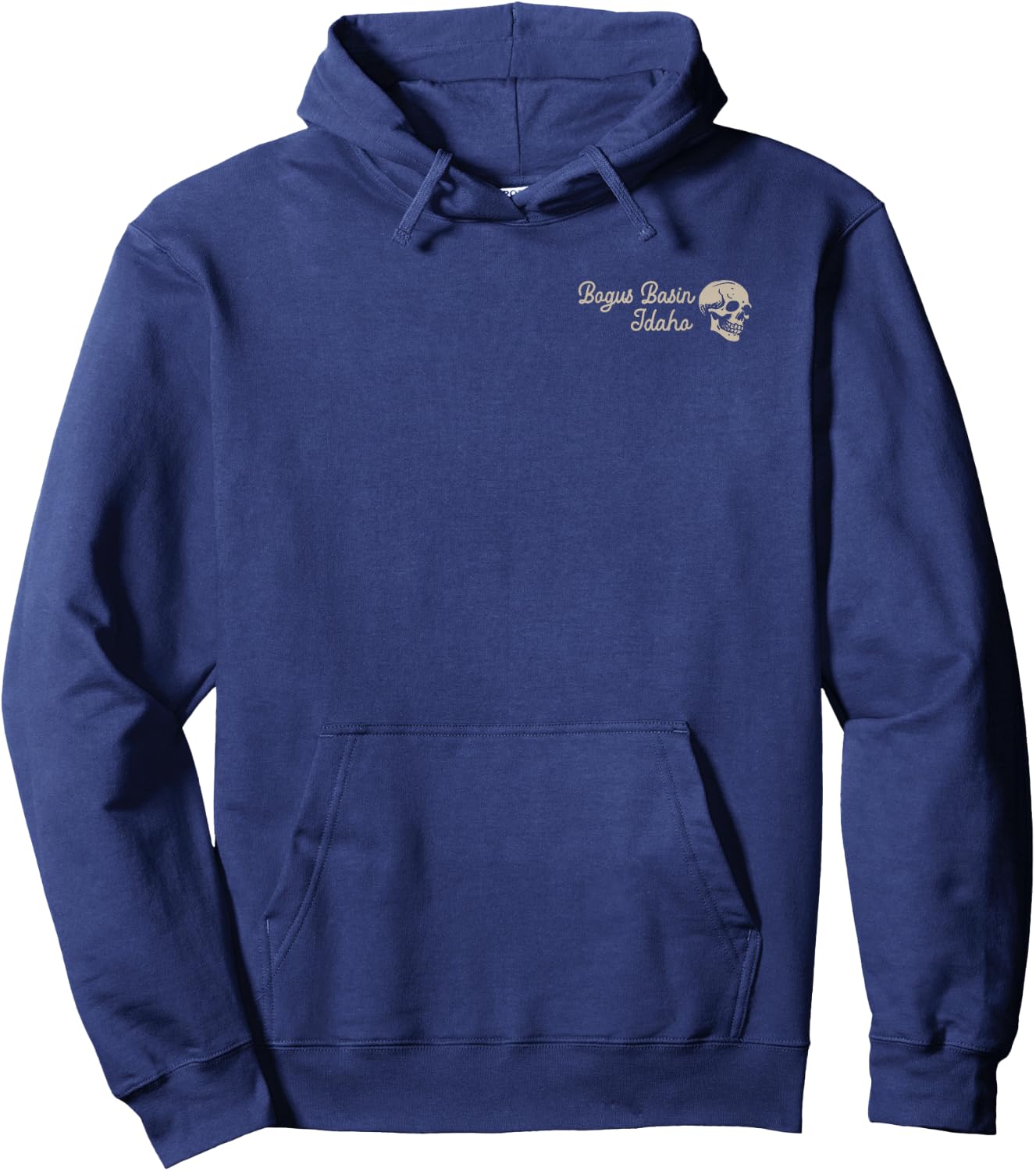 Bogus Basin Idaho Mountains Outdoors Front & Back Hoodie - Hoodie | Navy