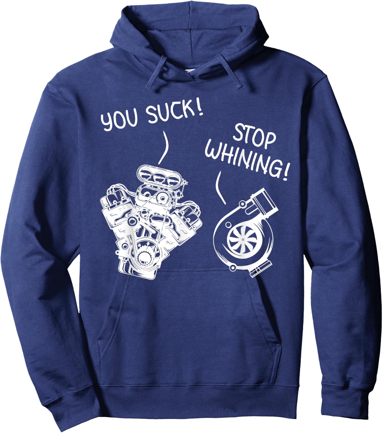 Funny Stop Whining Car Mechanic Precision Turbo Gift Hoodie - Hoodie | Navy