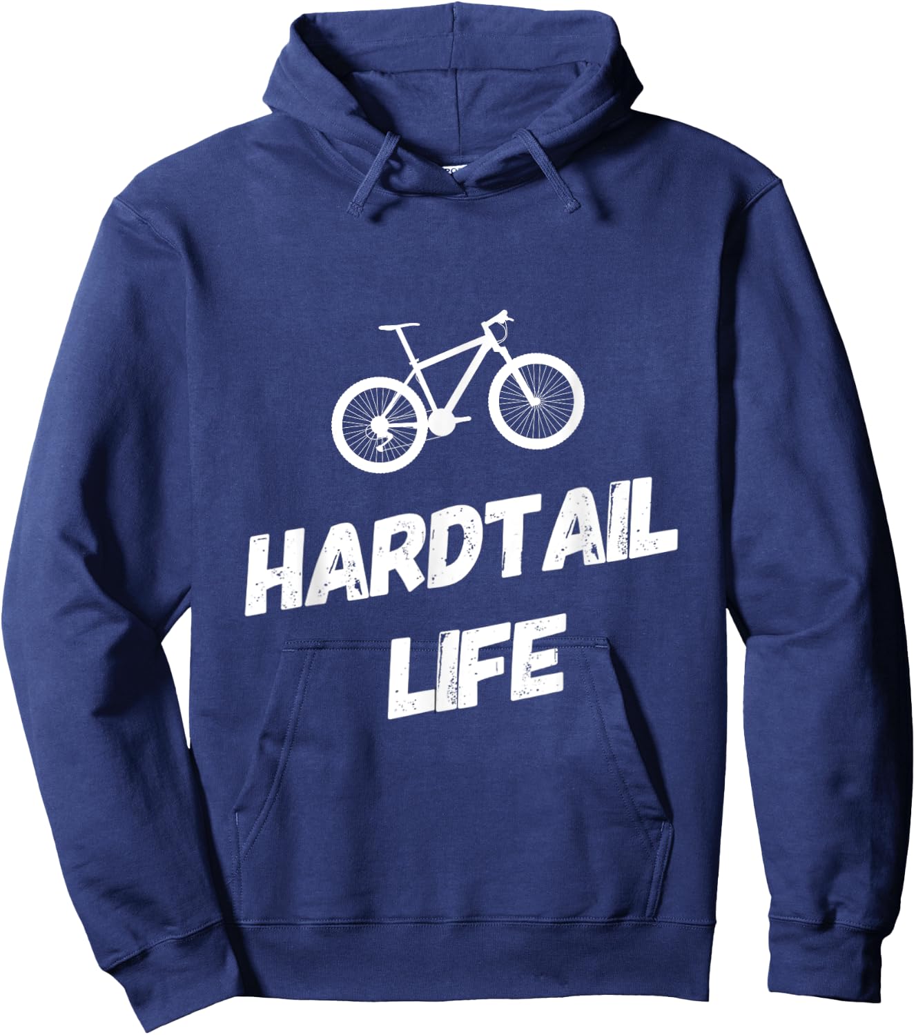 Hardtail Life Hard Tail Mountain Bike Biking Hoodie - Hoodie | Navy