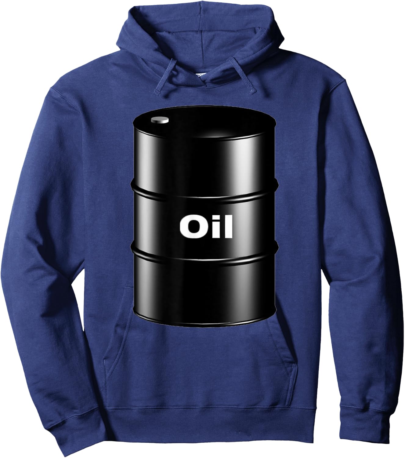 Large Barrel of Crude Oil Hoodie - Hoodie | Navy
