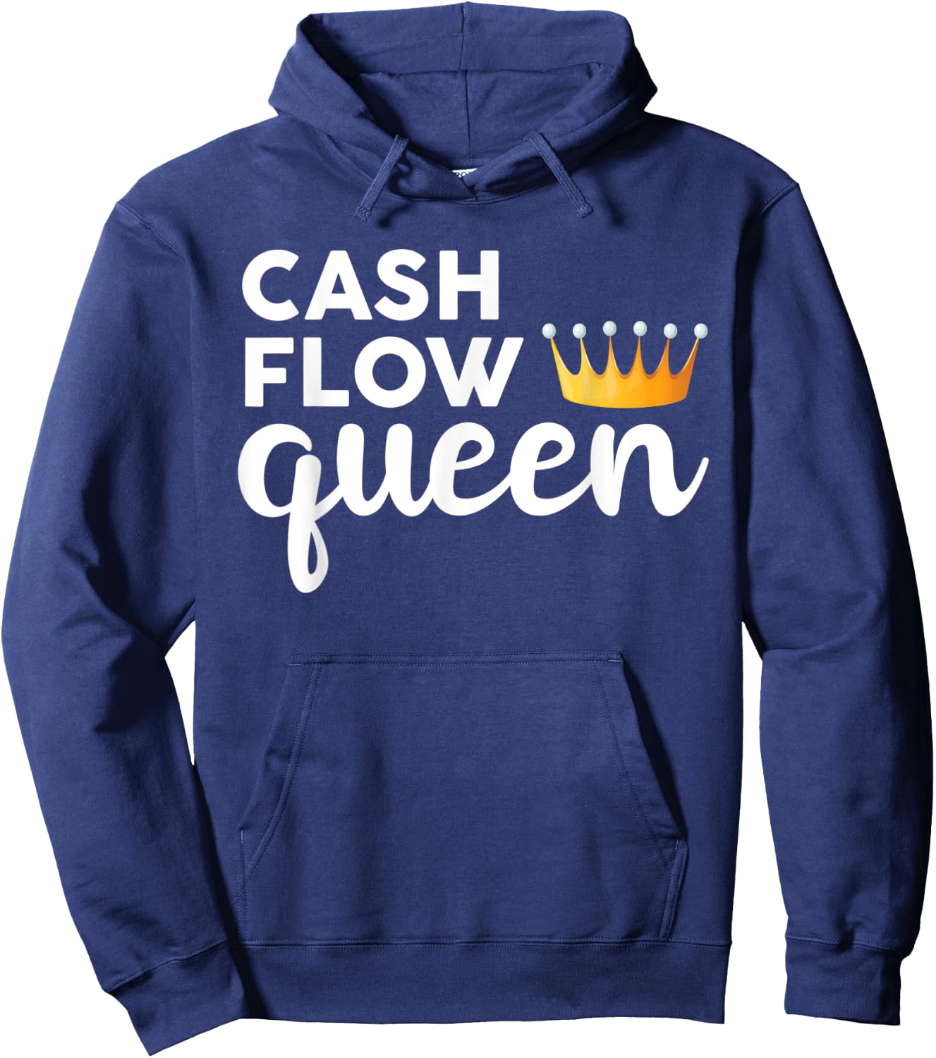 Real Estate Investor Cash Flow Queen Hoodie - Hoodie | Navy