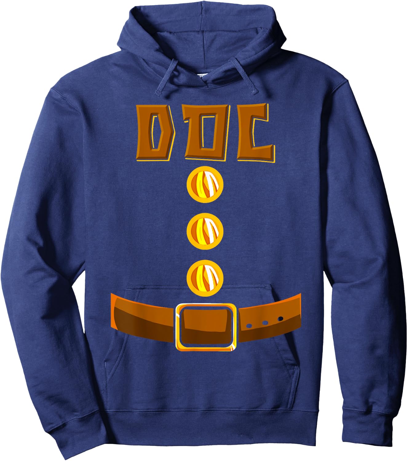 Dwarf Easy Halloween Costume Matching Group Couples Kids Hoodie - Hoodie | Navy