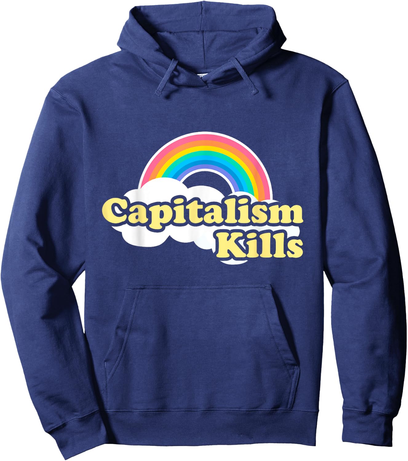 Kidcore Capitalism Kills Hoodie - Hoodie | Navy