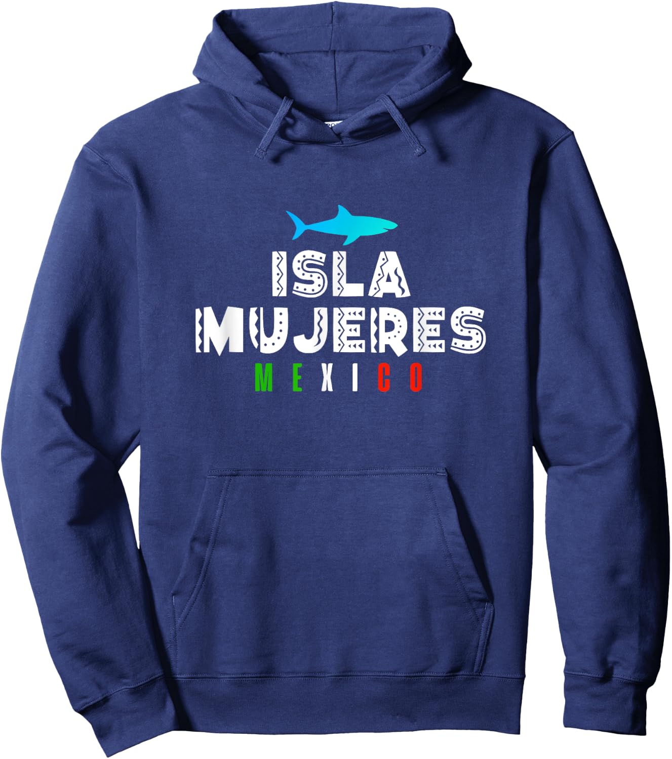 Isla Mujeres Mexico Vacation Souvenir Gift Hoodie - Hoodie | Navy