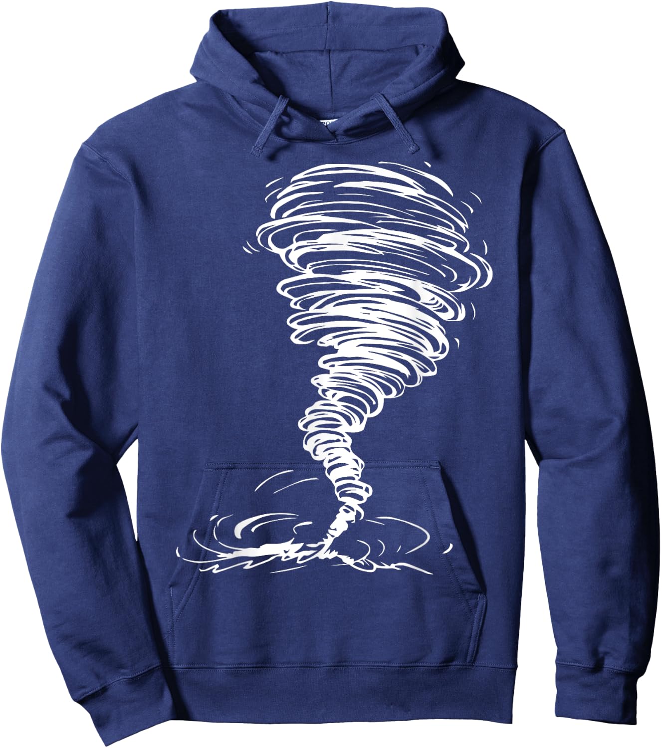 While Storm Tornado Twister Hurricane Weather Scary Costume Hoodie - Hoodie | Navy