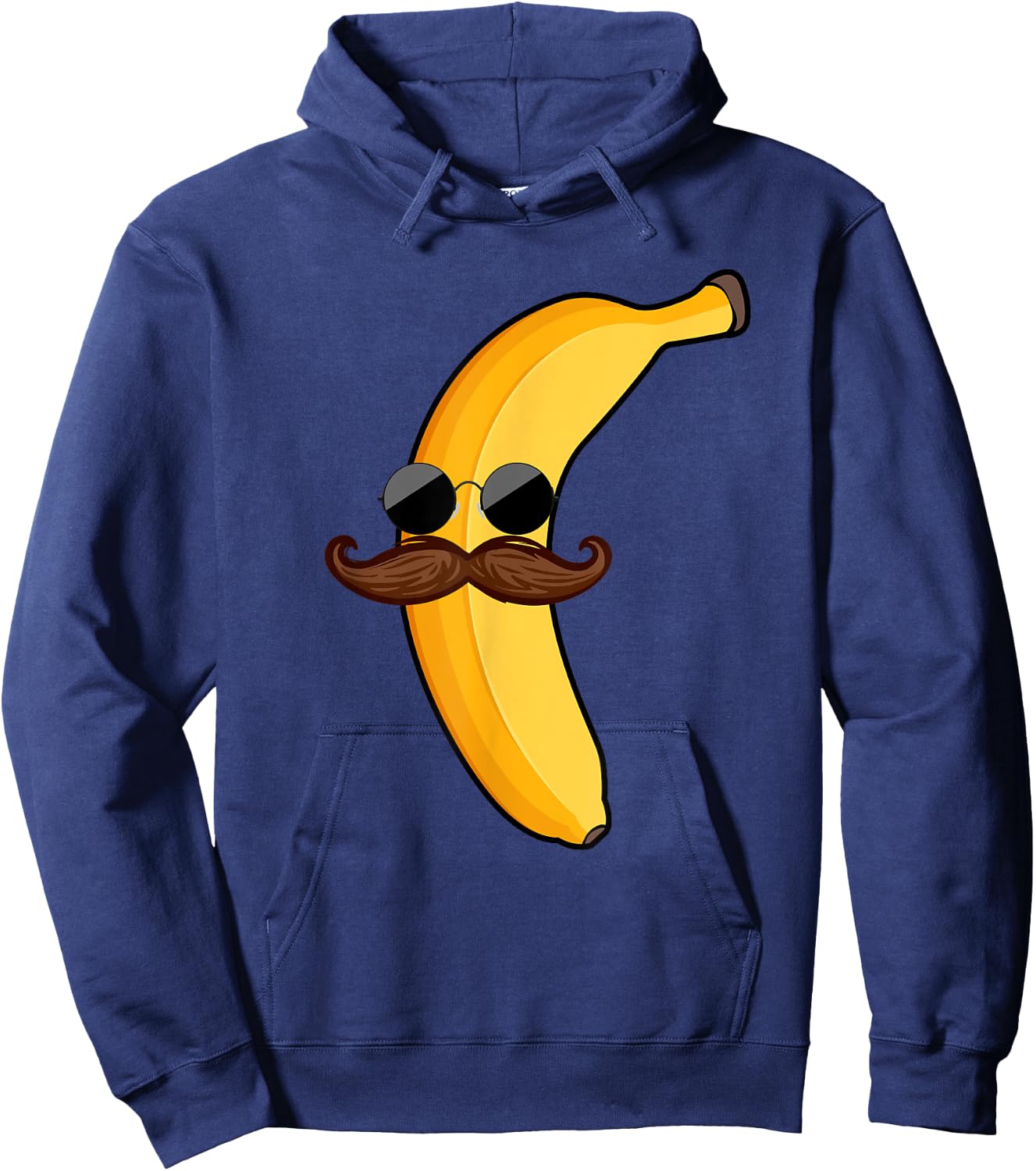 Cool Banana Design Boys Tropical Fruit Banana Lover Hoodie - Hoodie | Navy