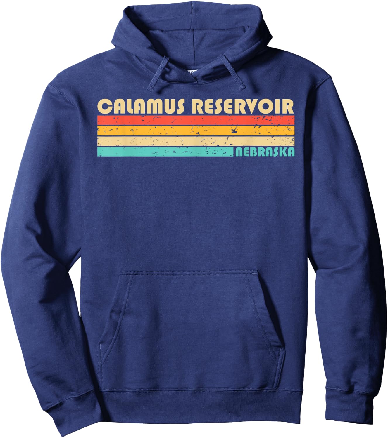 CALAMUS RESERVOIR NEBRASKA Funny Fishing Camping Summer Men Women Kids Hoodie - Hoodie | Navy