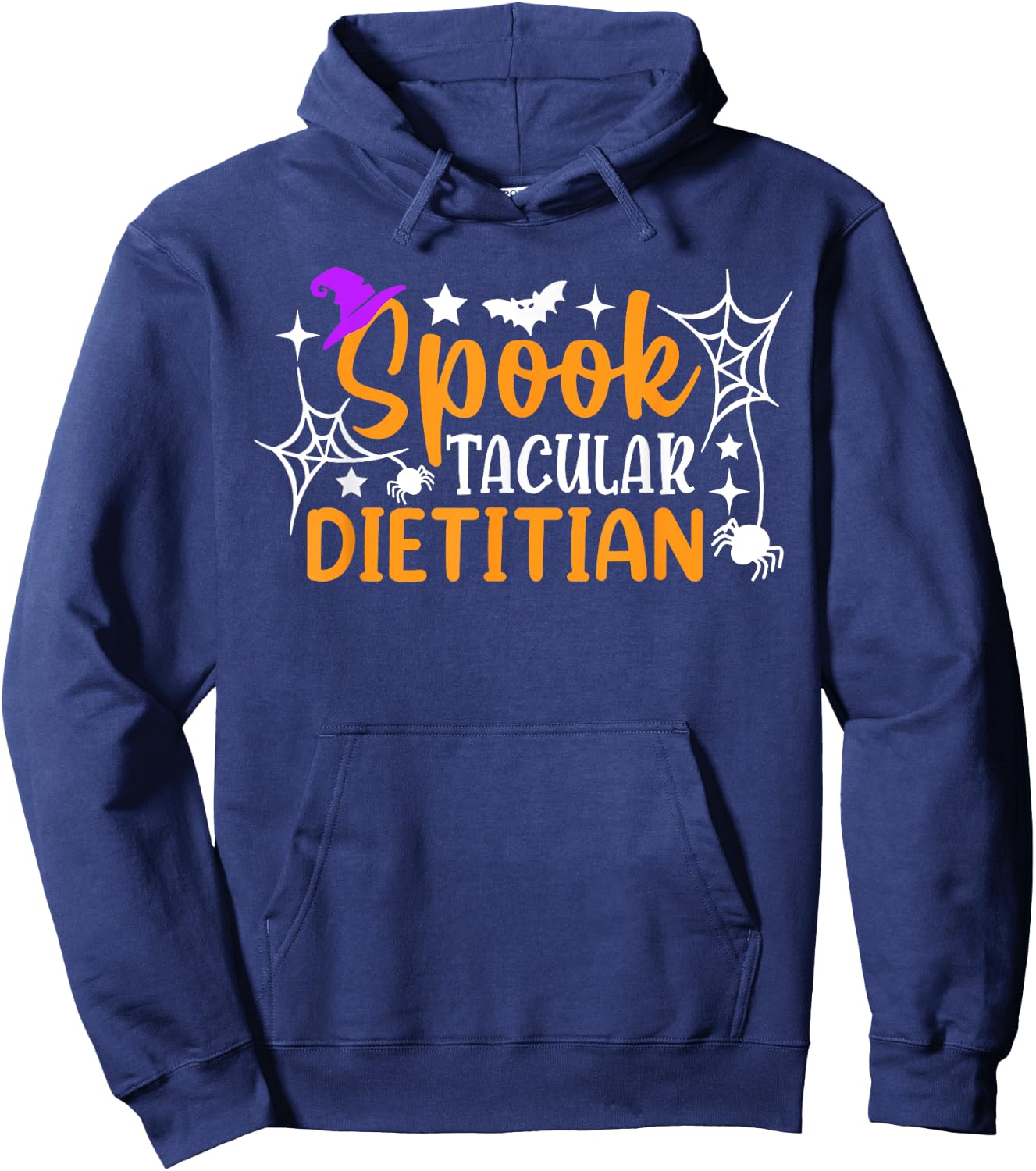 Spooktacular Dietitian Shirt Funny Halloween Costume Hoodie - Hoodie | Navy