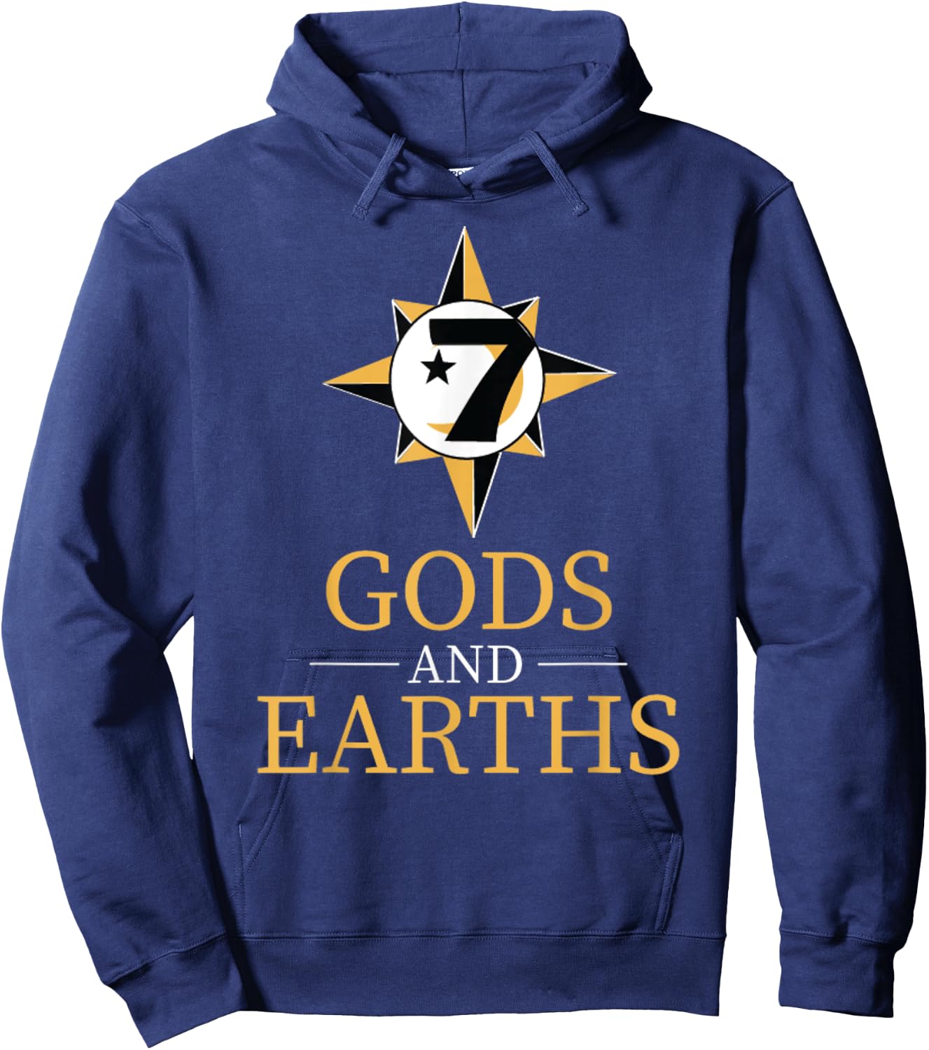 Gods and Earths Five Percent Nation Five Percenter Hoodie - Hoodie | Navy