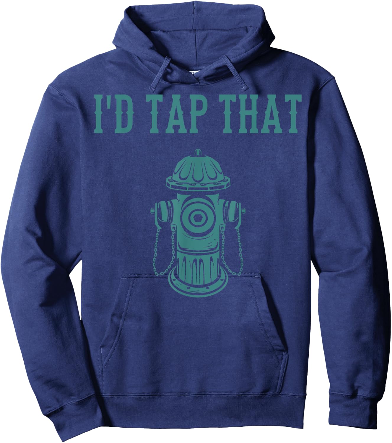 Funny Firefighter Novelty Gift Men Women Volunteer Firemen Hoodie - Hoodie | Navy
