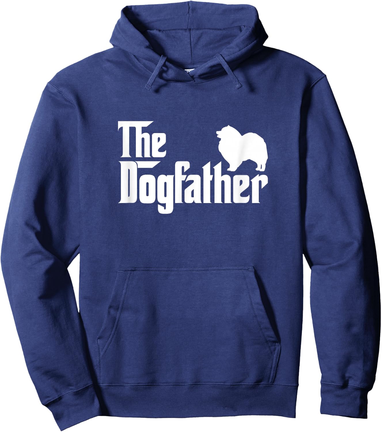 Keeshonden Lover Gift DogFather Hoodie - Hoodie | Navy