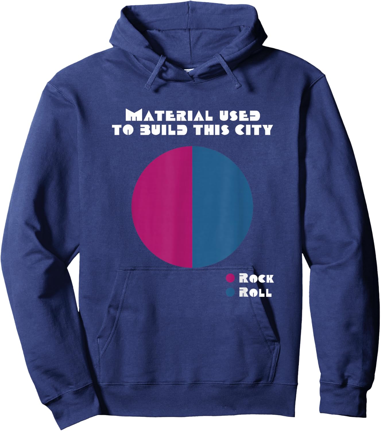 We Built This City 80's Classic Rock And Roll Music Lyrics Hoodie - Hoodie | Navy