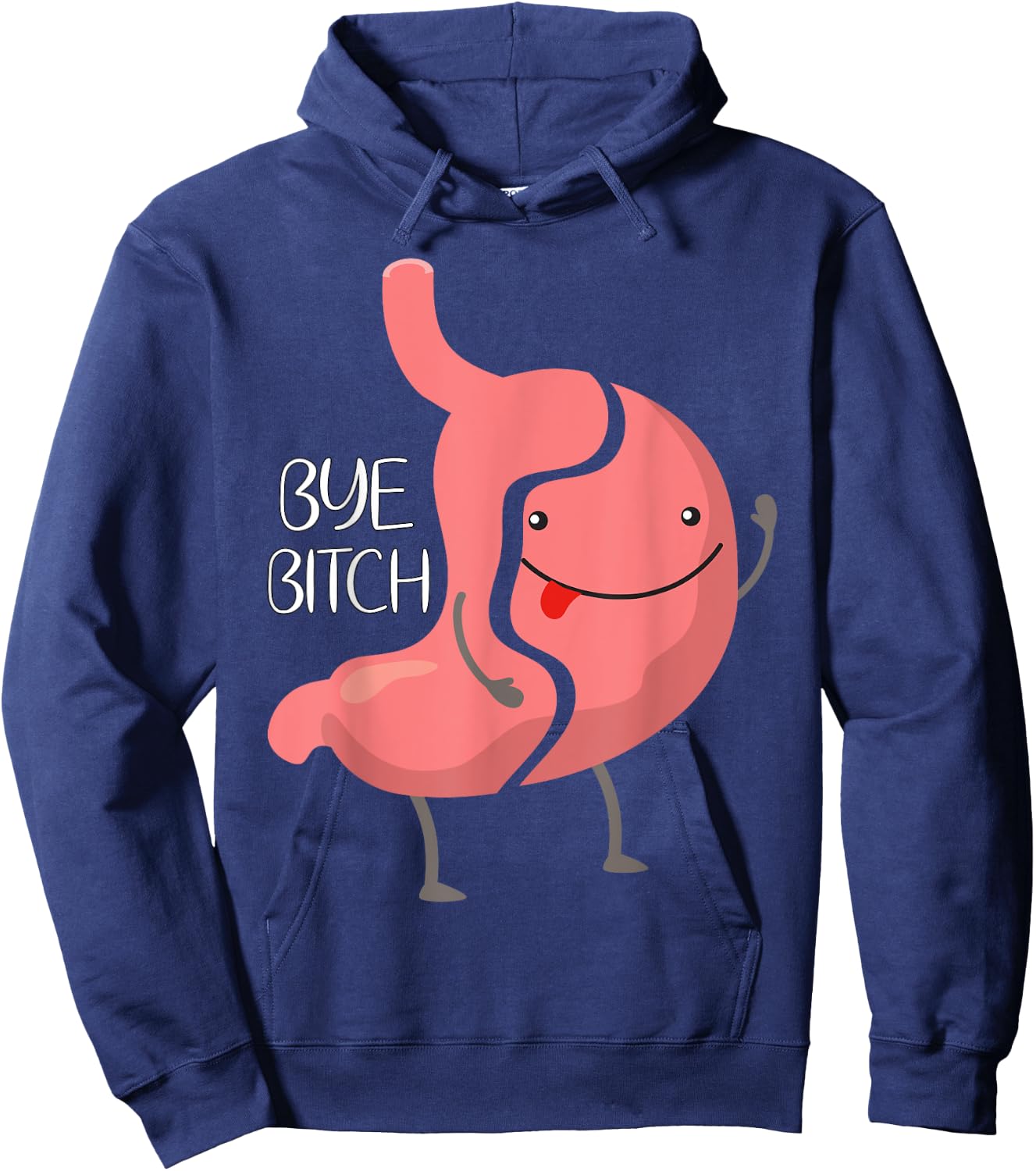 Funny Gastric Sleeve Bariatric VSG Surgery Gastric Awareness Hoodie - Hoodie | Navy