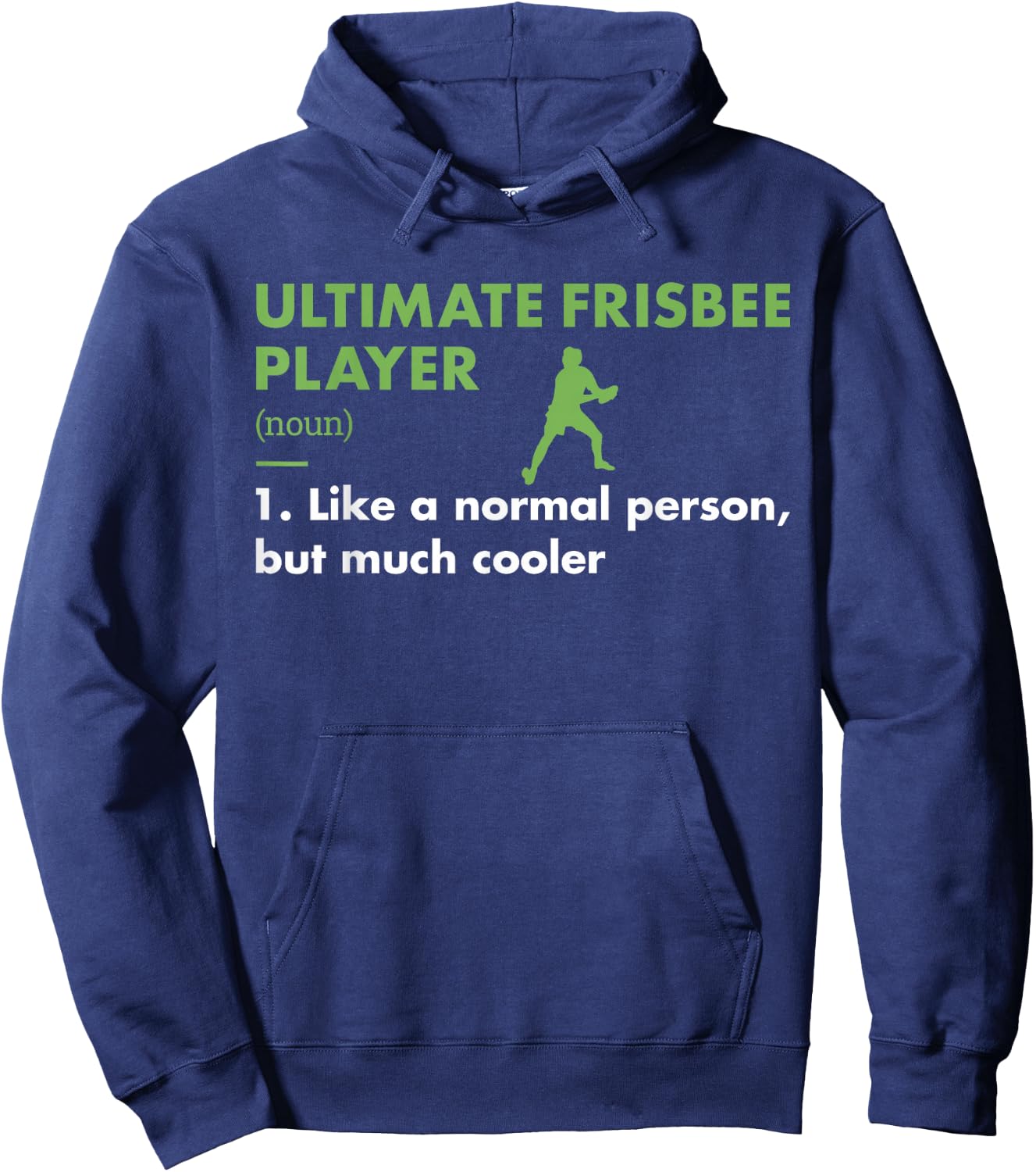 Sport Player Definition Ultimate Frisbee Hoodie - Hoodie | Navy