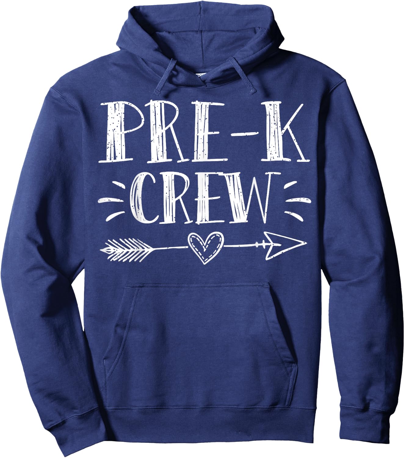 Pre-K Crew 1st Day Of School Pre-K Teacher Team Men Women Girls Kids Hoodie - Hoodie | Navy