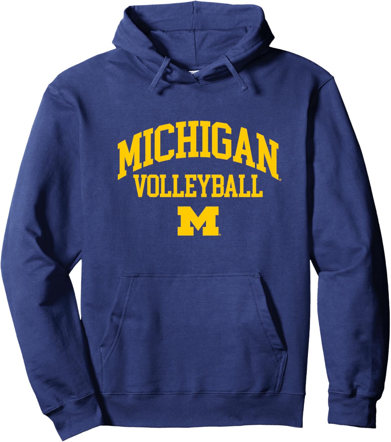 Kids University of Michigan Wolverines U of M Volleyball Hoodie - Hoodie | Navy