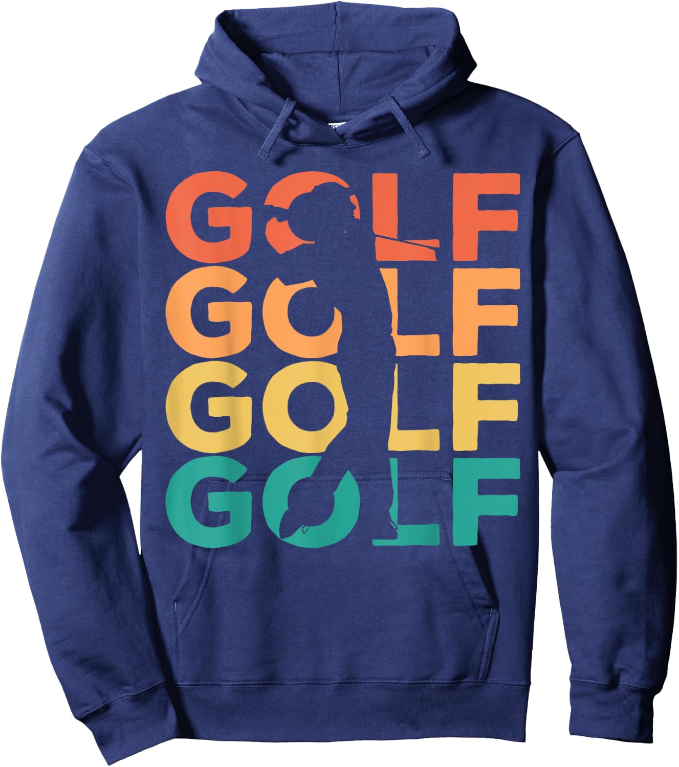 Retro Vintage Golfing Gift Golfers Hoodie - Hoodie | Navy