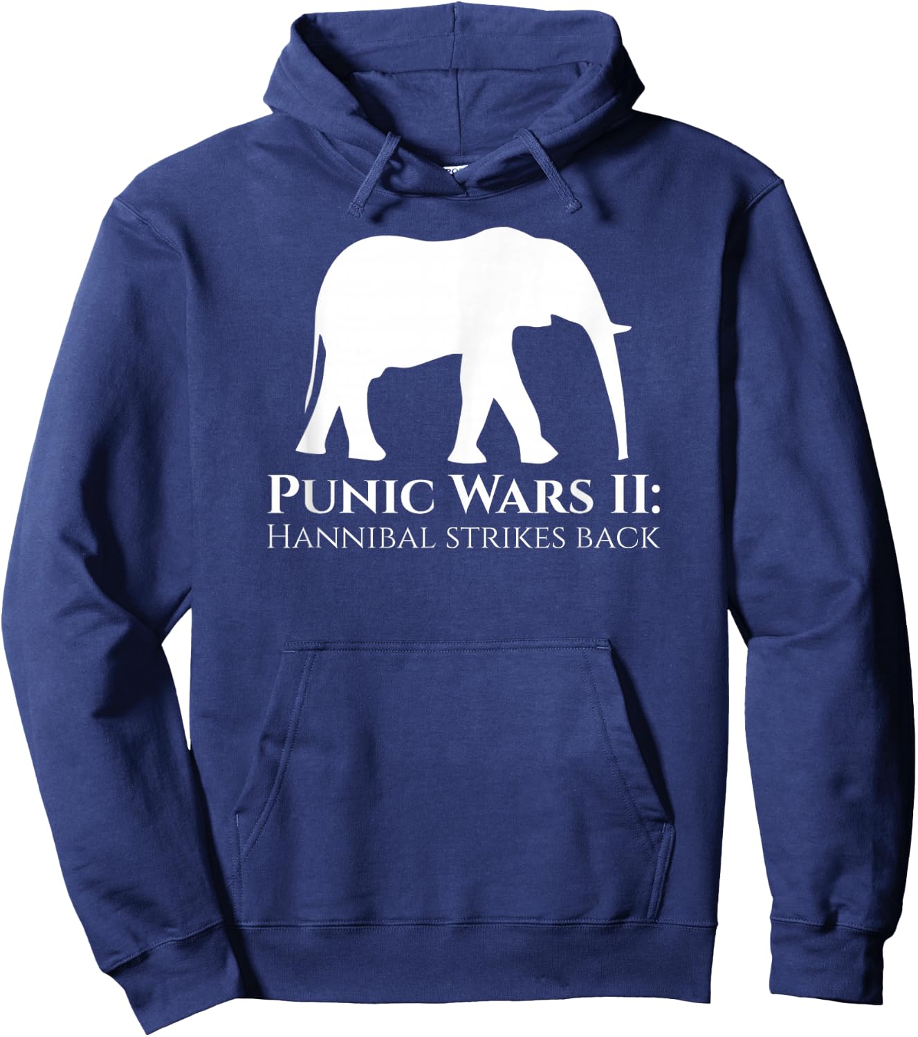 Classical History Second Punic War Hannibal Barca Carthage Hoodie - Hoodie | Navy