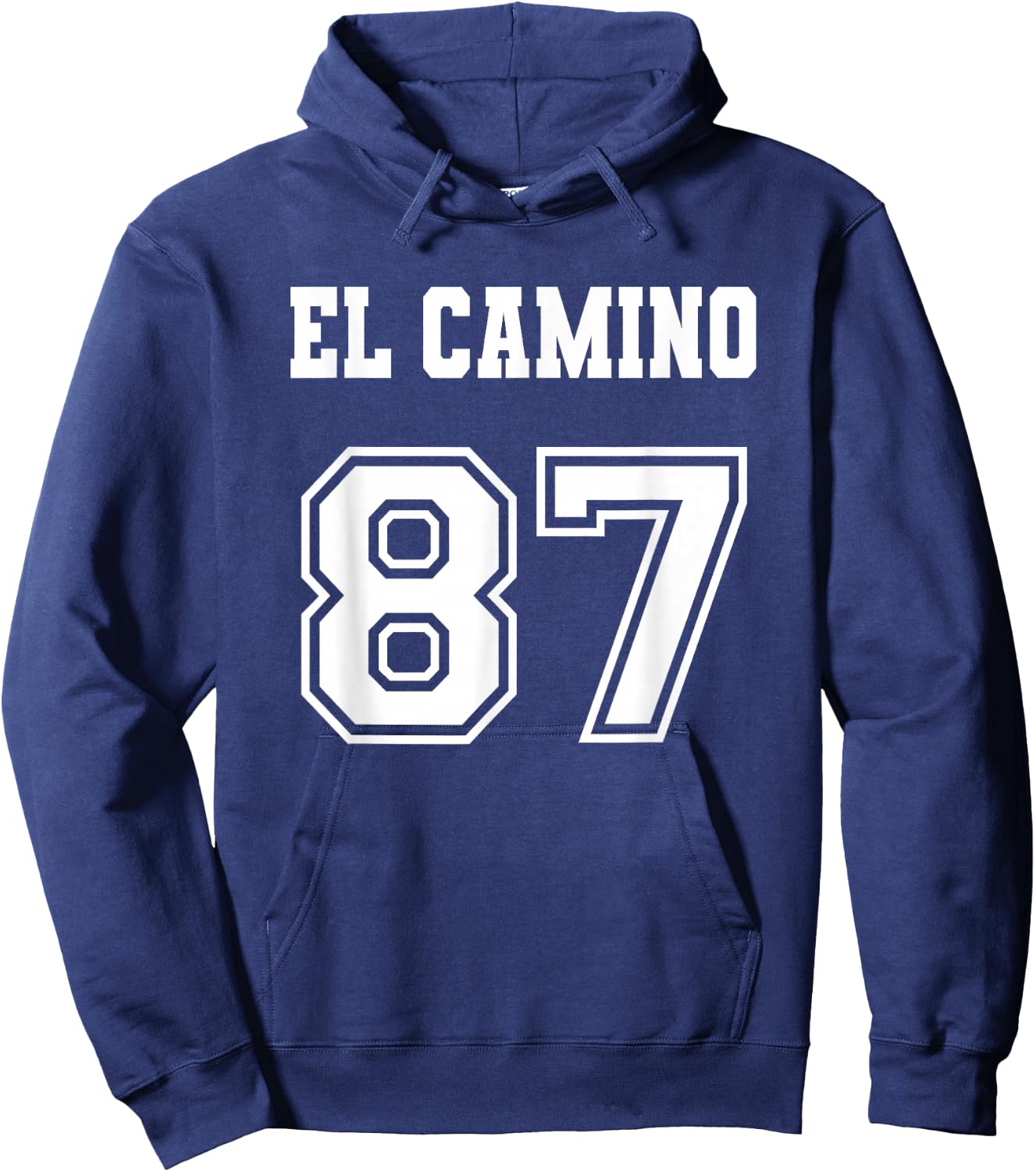 Jersey Style El Camino 87 1987 Hoodie - Hoodie | Navy