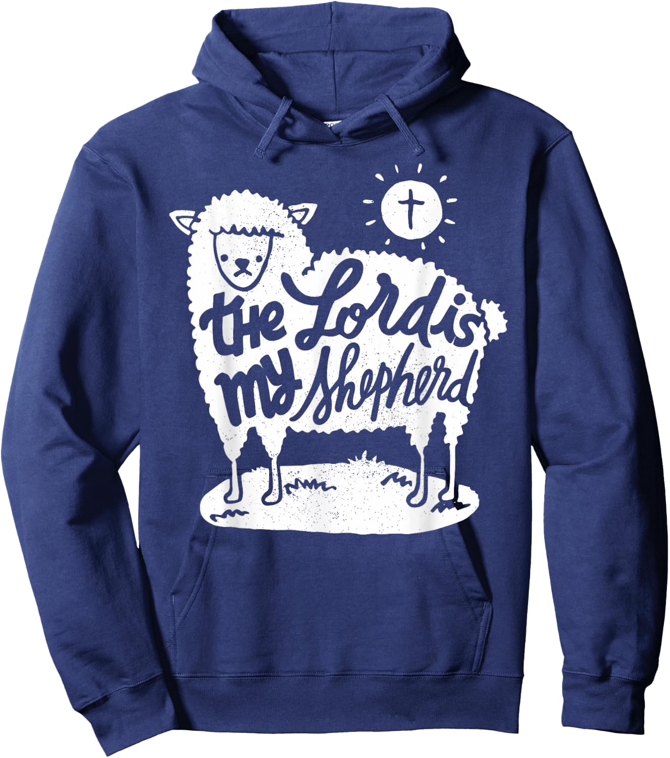 The Lord is my Shepherd - Christian Clothing Hoodie - Hoodie | Navy