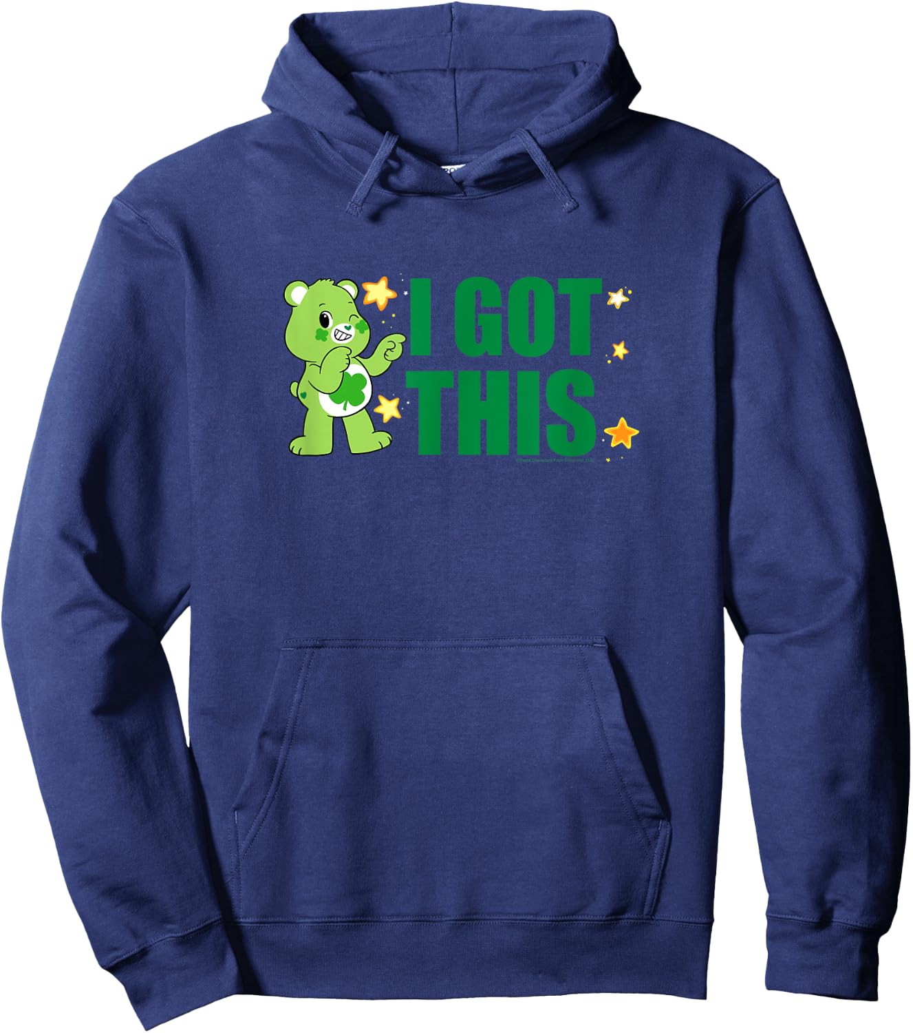 Care Bears Good Luck Bear I Got This Cute Cartoon Hoodie - Hoodie | Navy