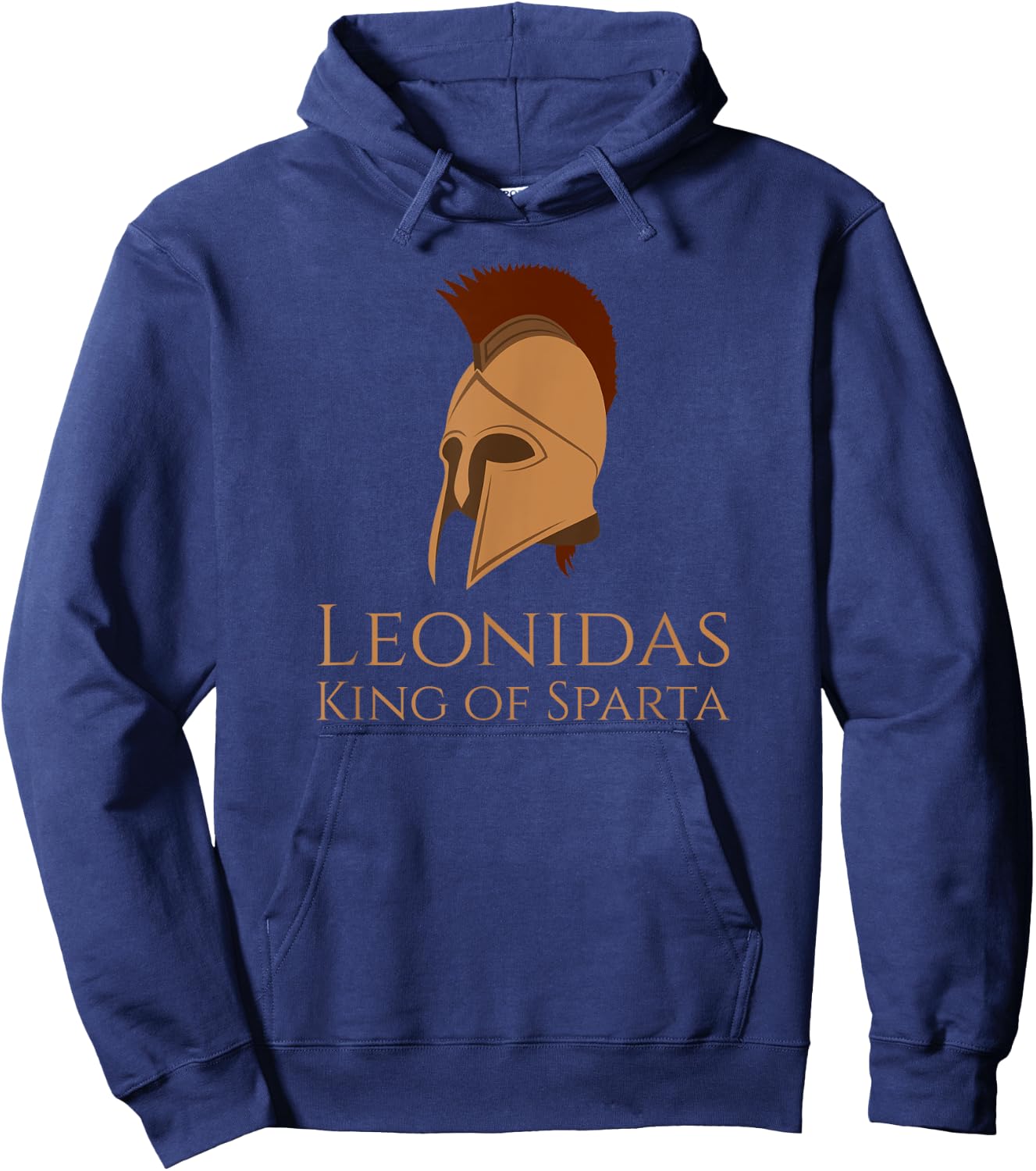 Ancient & Classical Greek History - Leonidas King Of Sparta Hoodie - Hoodie | Navy