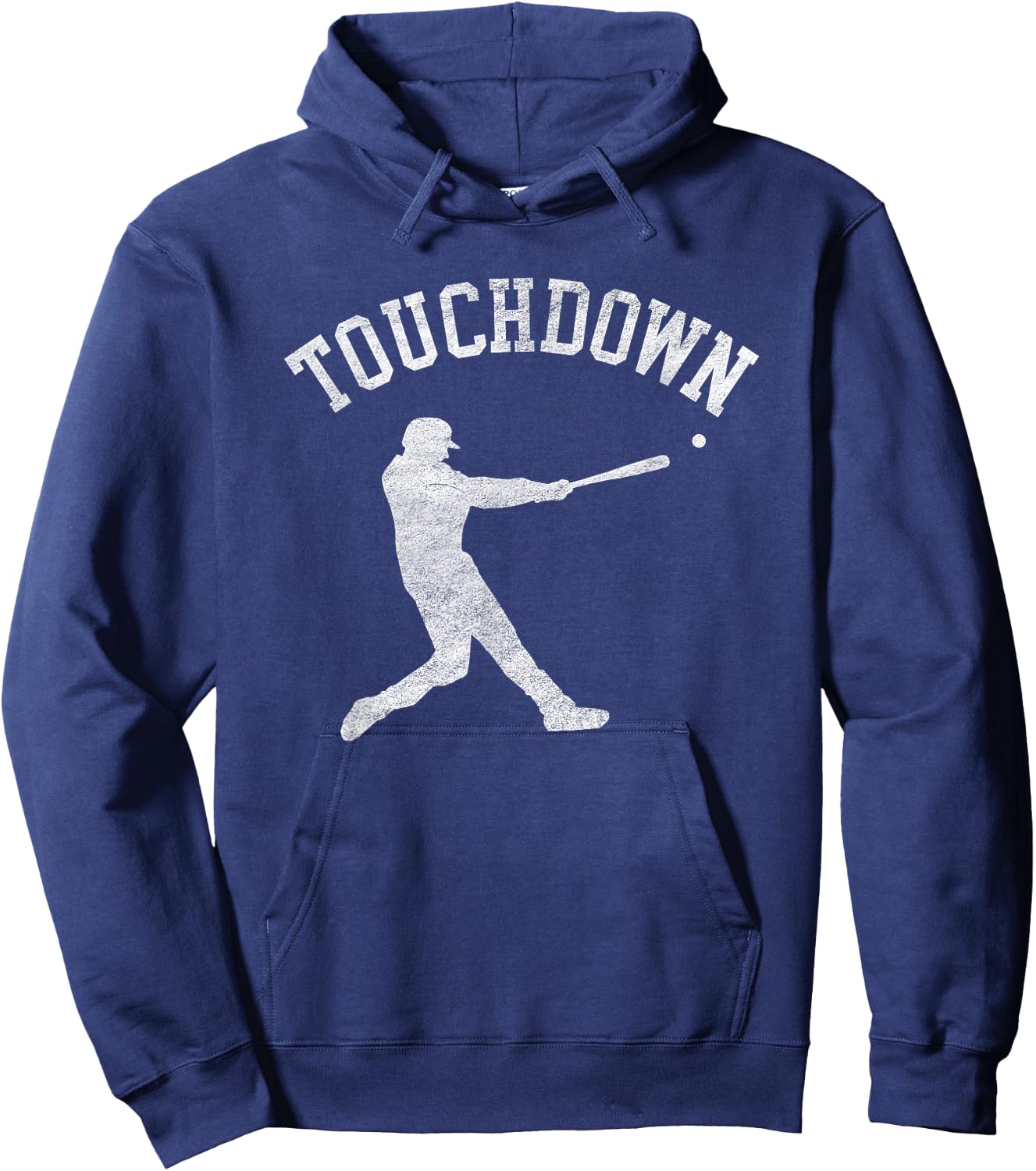 Touchdown - Baseball batter - Funny confused about sports Hoodie - Hoodie | Navy
