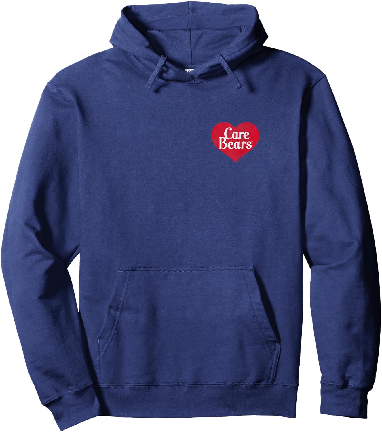 Care Bears Funshine Bear Rainbow Clouds Front and Back Print Hoodie - Hoodie | Navy