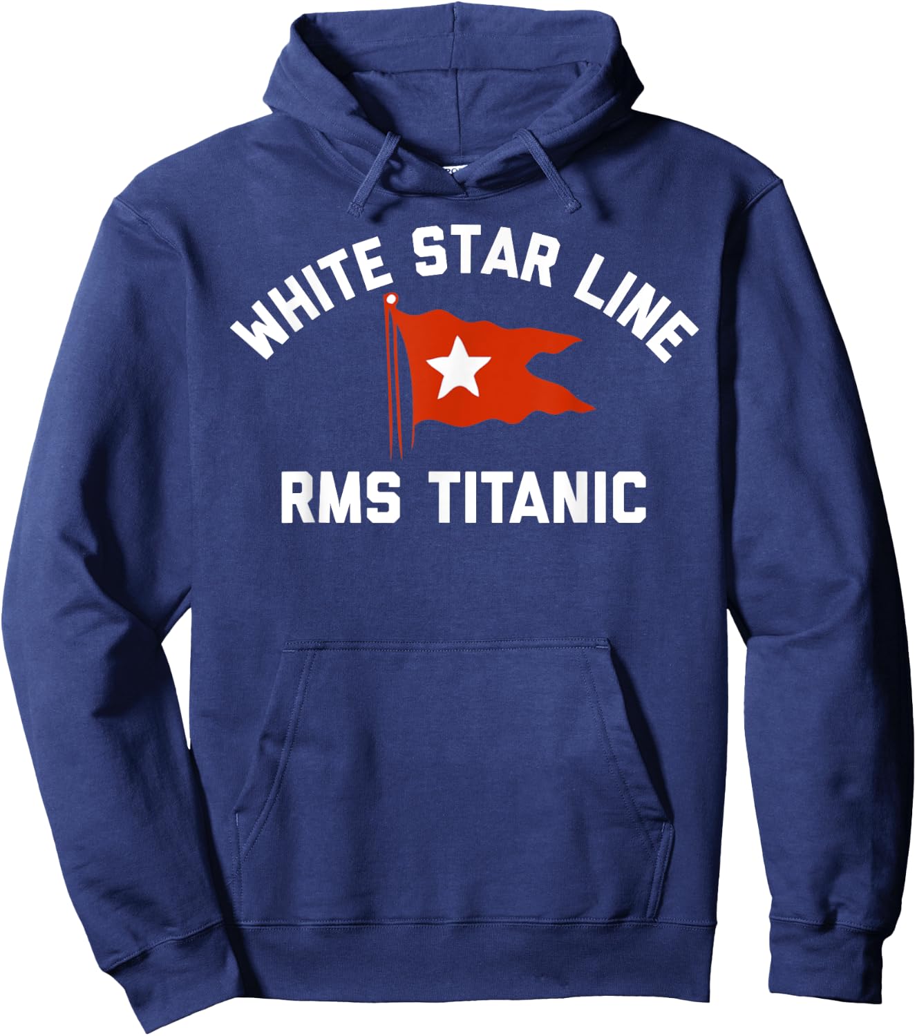 White Star Line Titanic Hoodie - Hoodie | Navy