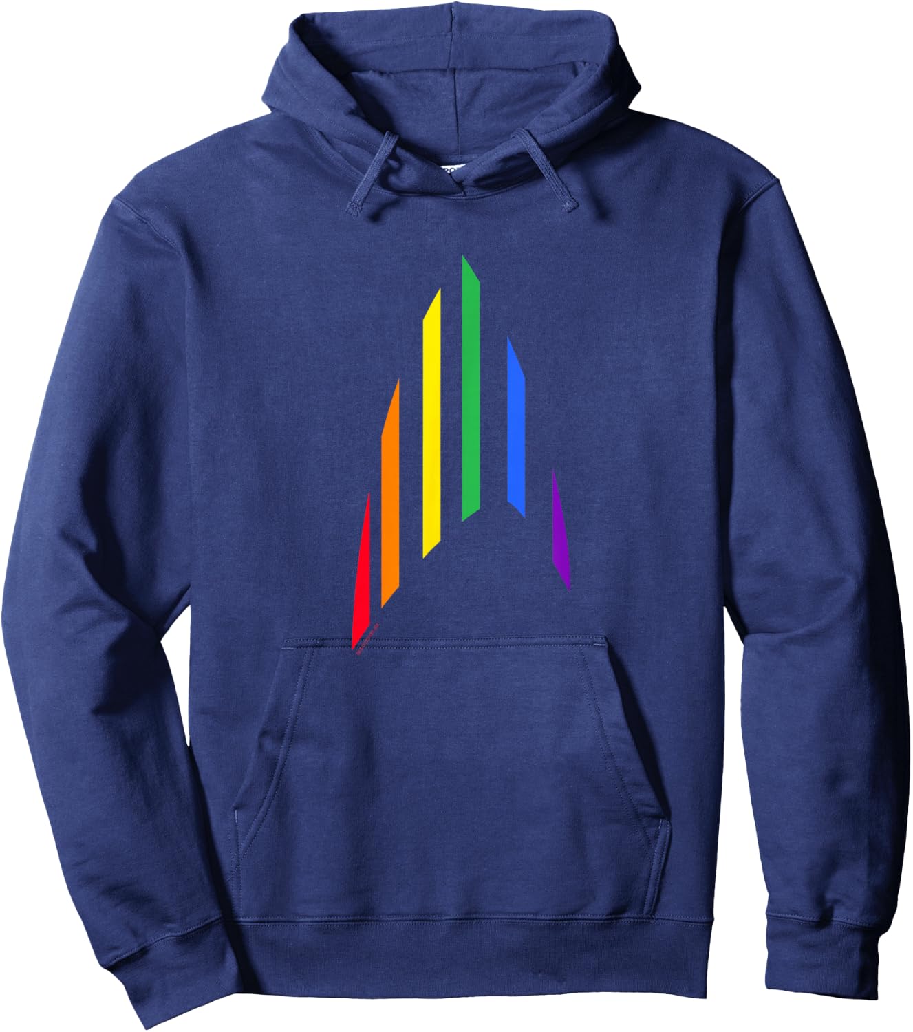 Star Trek: The Original Series Pride Rainbow Delta Hoodie - Hoodie | Navy