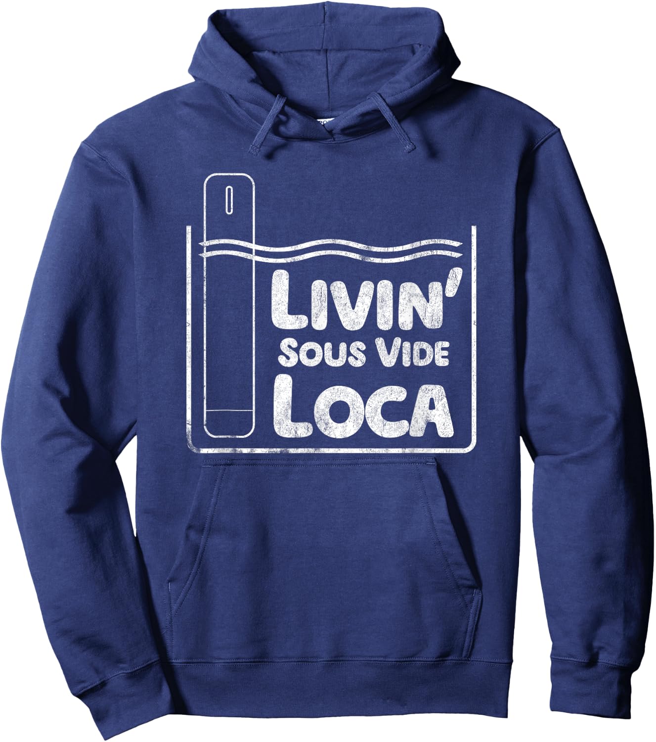 Livin' Sous Vide Loca Food Snob Hoodie - Hoodie | Navy