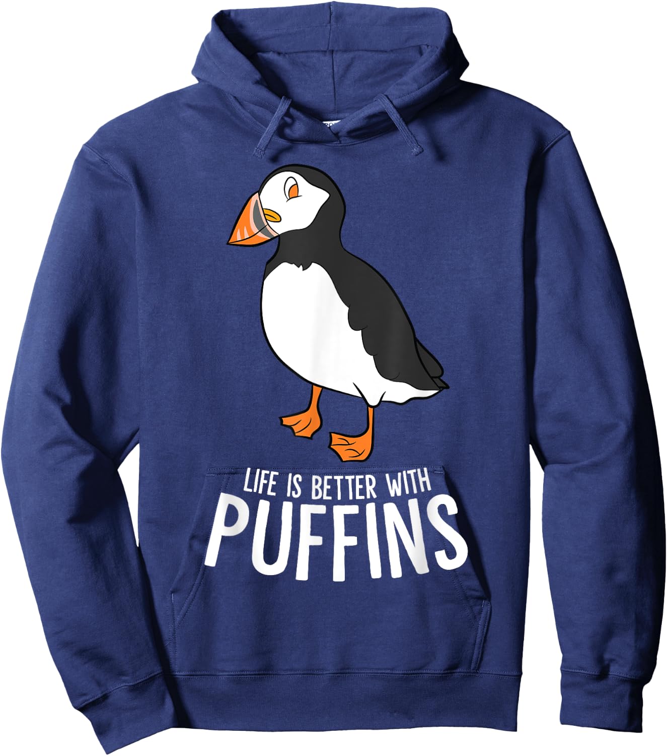 I Just Really Like Puffin Birds Life Is Better With Puffins Hoodie - Hoodie | Navy