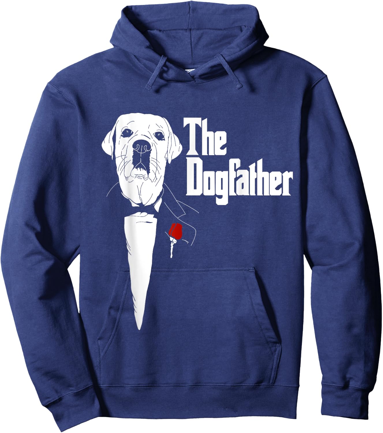 Labrador Retriever Dad | The DogFather Labrador | Lab Hoodie - Hoodie | Navy