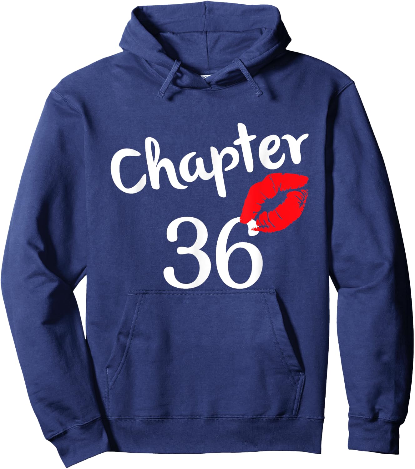 Chapter 36 years 36th Happy Birthday Lips Girls Born In 1985 Hoodie - Hoodie | Navy