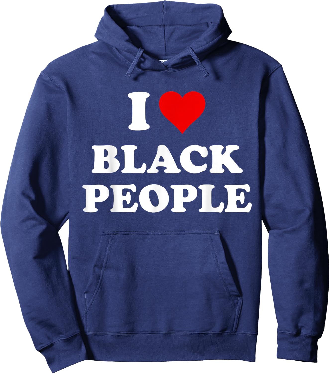 I Love Black People ,Black Pride ,Melanin Poppin Hoodie - Hoodie | Navy
