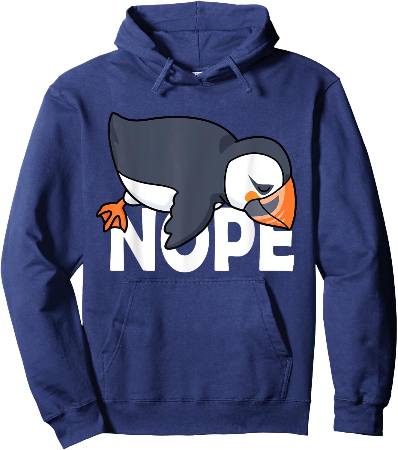 Atlantic Puffin Shirt Men Puffin Bird Shirt Puffin Gift Nope Hoodie - Hoodie | Navy