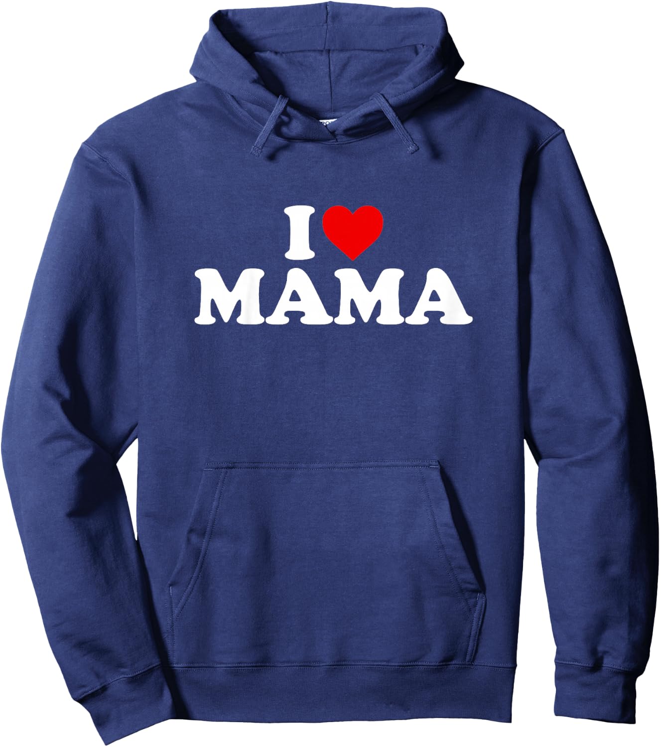 I Love Mama Design For Boy Girl Toddler Children Youth Hoodie - Hoodie | Navy