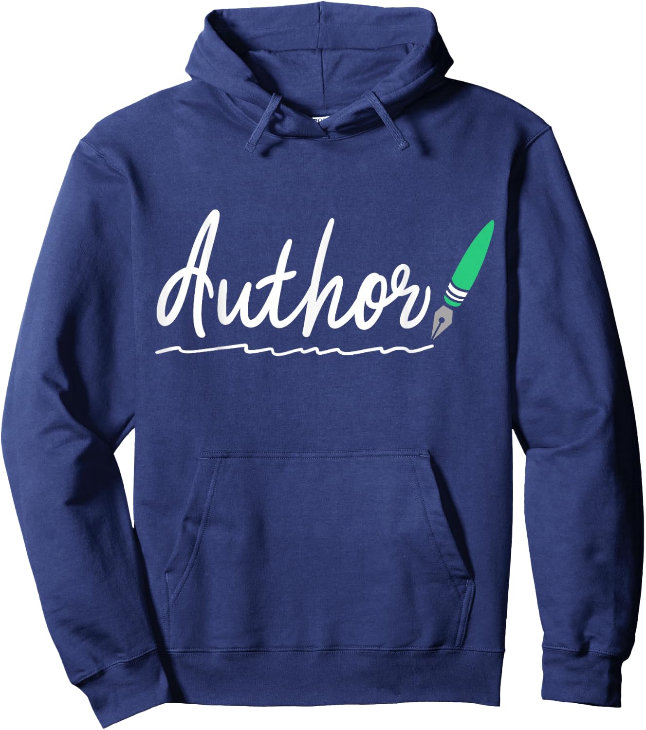 Author Blogger Blogging Journalist Writing Gift Hoodie - Hoodie | Navy