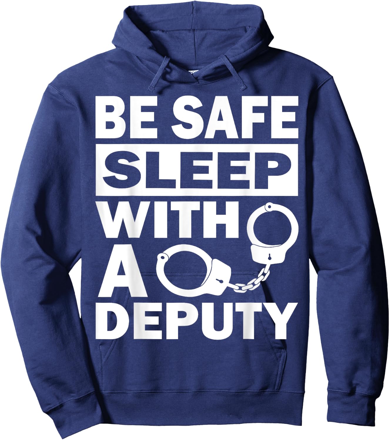 Funny Deputy Sheriff Law Enforcement Police Officer Arrest Hoodie - Hoodie | Navy