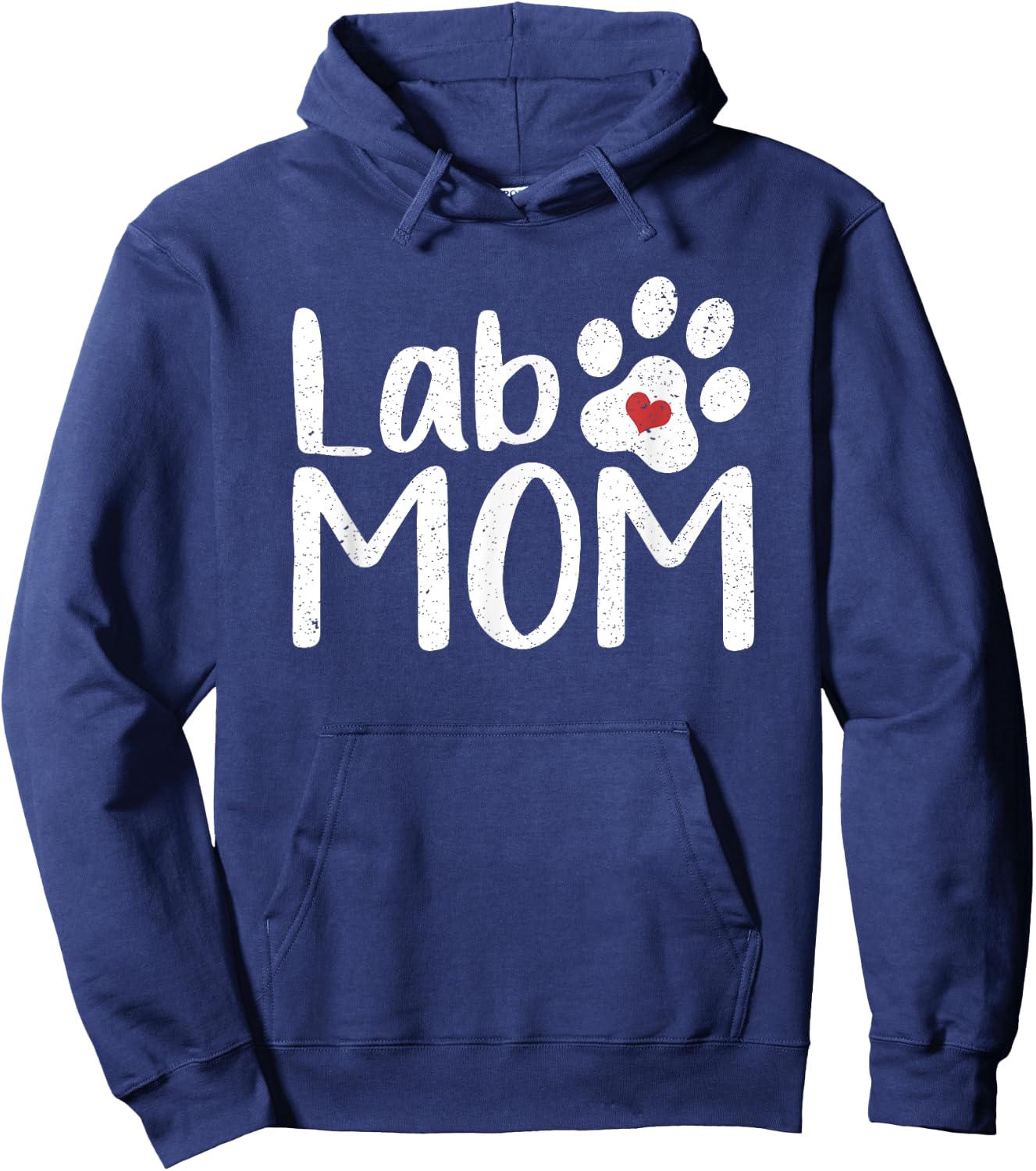 Lab Mom Labrador Dog Animal Lover Women Gift Pet Mom Hoodie - Hoodie | Navy