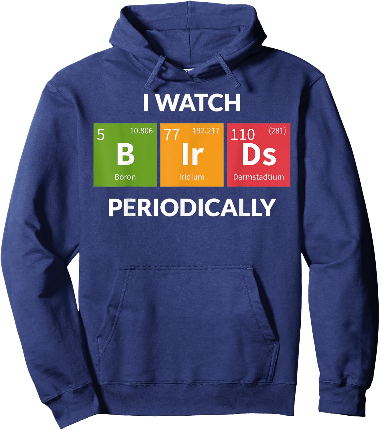 Funny Bird Watching Birding Bird Nerd Hoodie - Hoodie | Navy