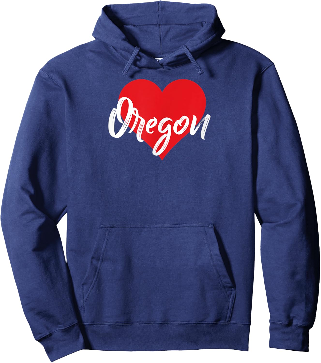 I love Oregon Oregonian Lover Gift Hoodie - Hoodie | Navy
