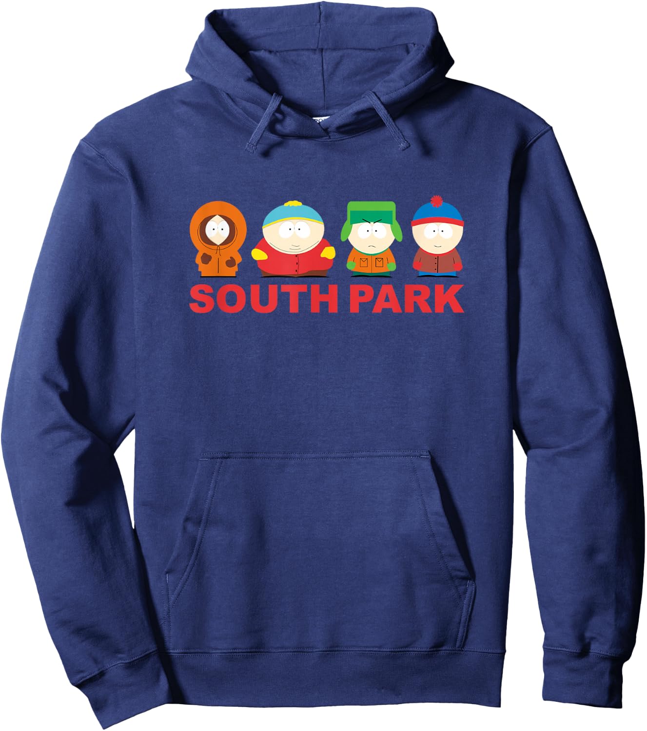 South Park Gang On Top of Logo Hoodie - Hoodie | Navy