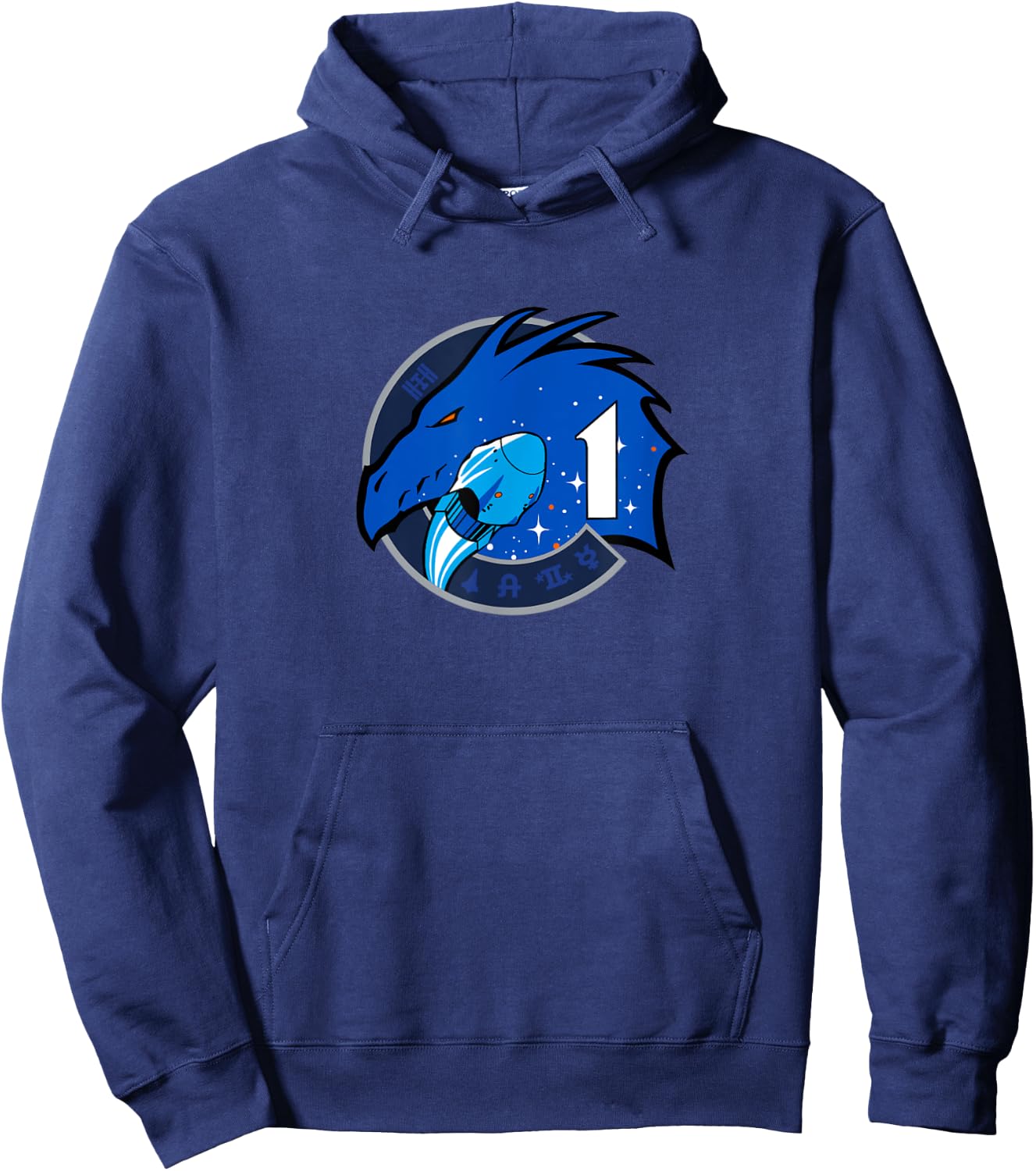 NASA Space Crew Dragon Spacecraft Crew-1 Hoodie - Hoodie | Navy