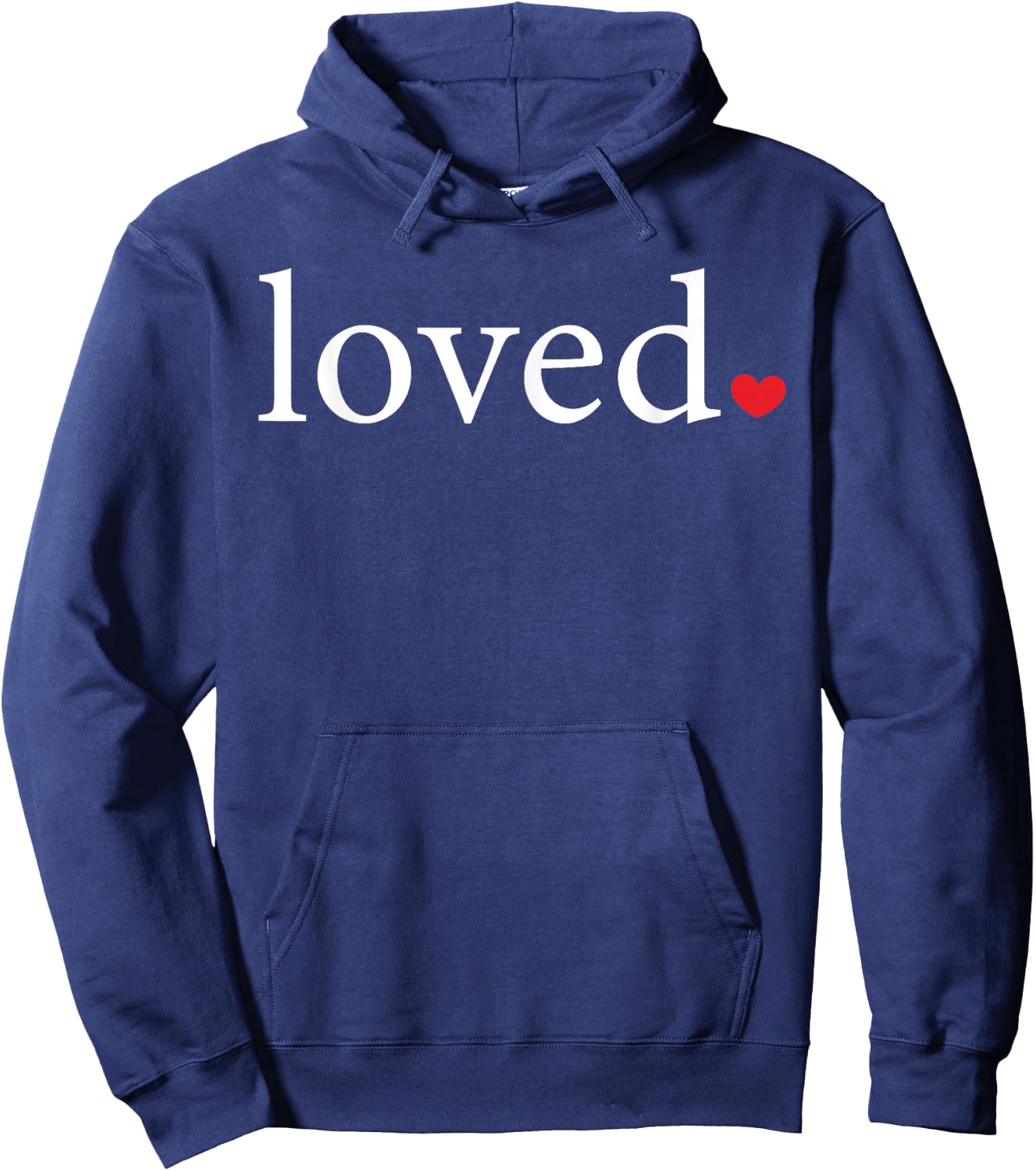 Simply Loved Statement Heart Valentine Affection Adult Kids Hoodie - Hoodie | Navy