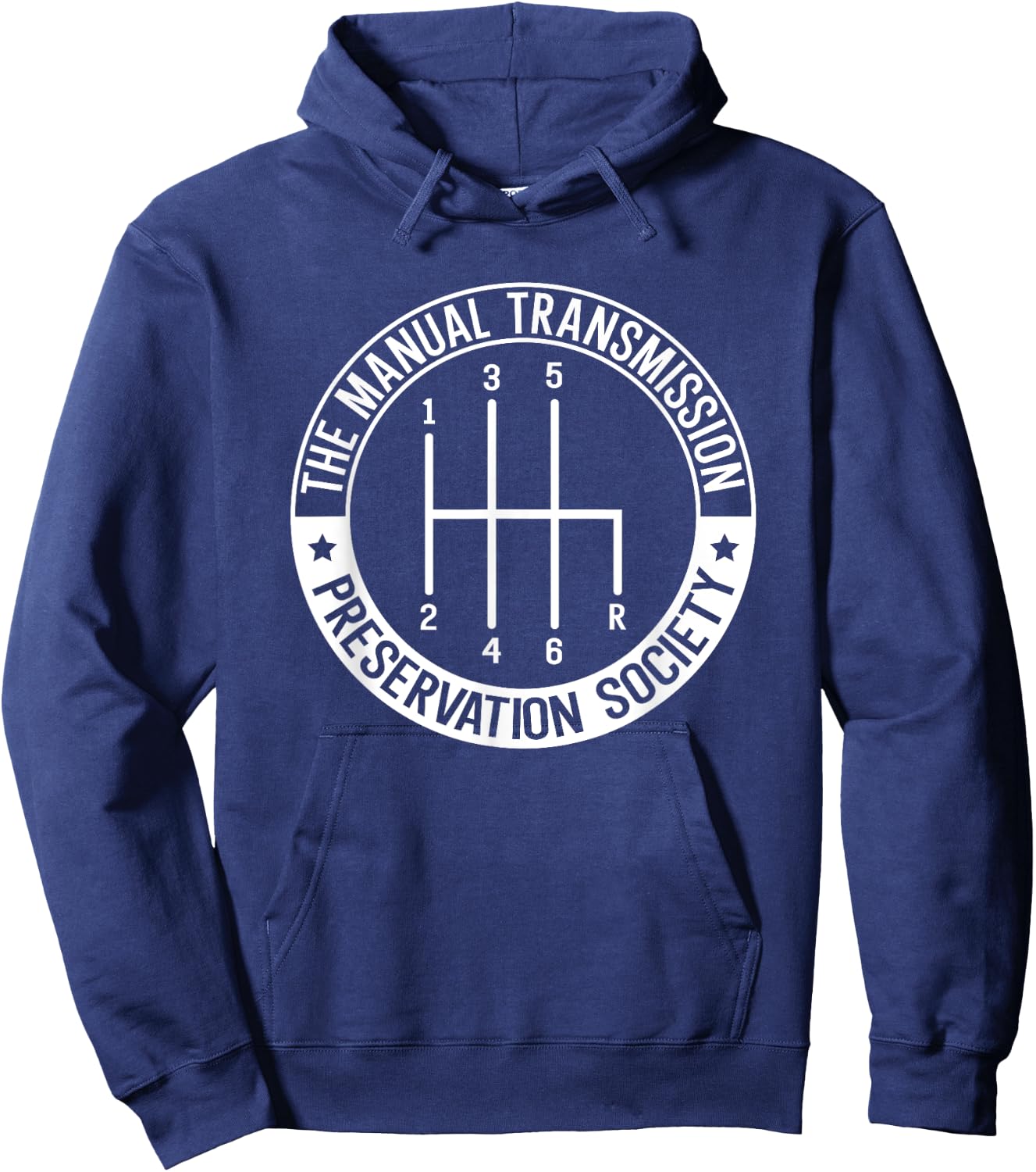 Reservation Society Gearbox Car Stick Manual Transmission Hoodie - Hoodie | Navy