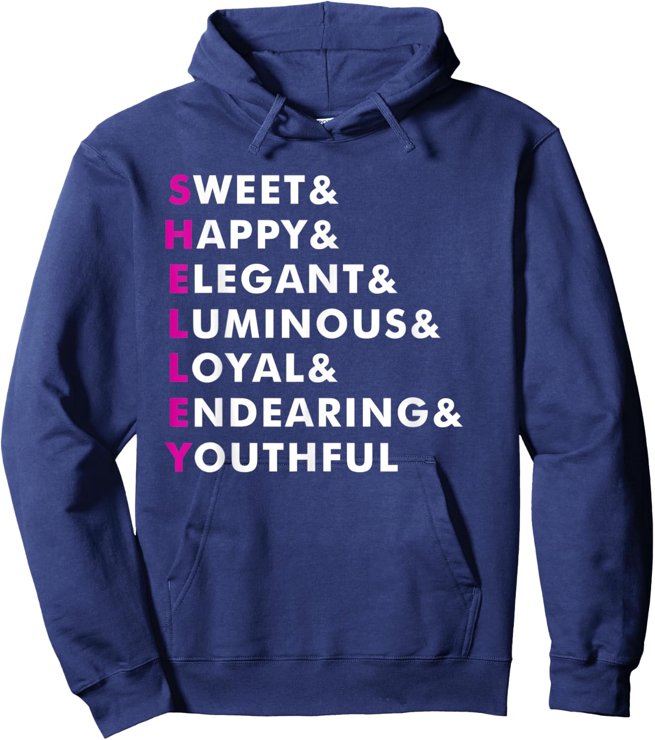 Shelley Name Shirt Personalized Gift Hoodie - Hoodie | Navy