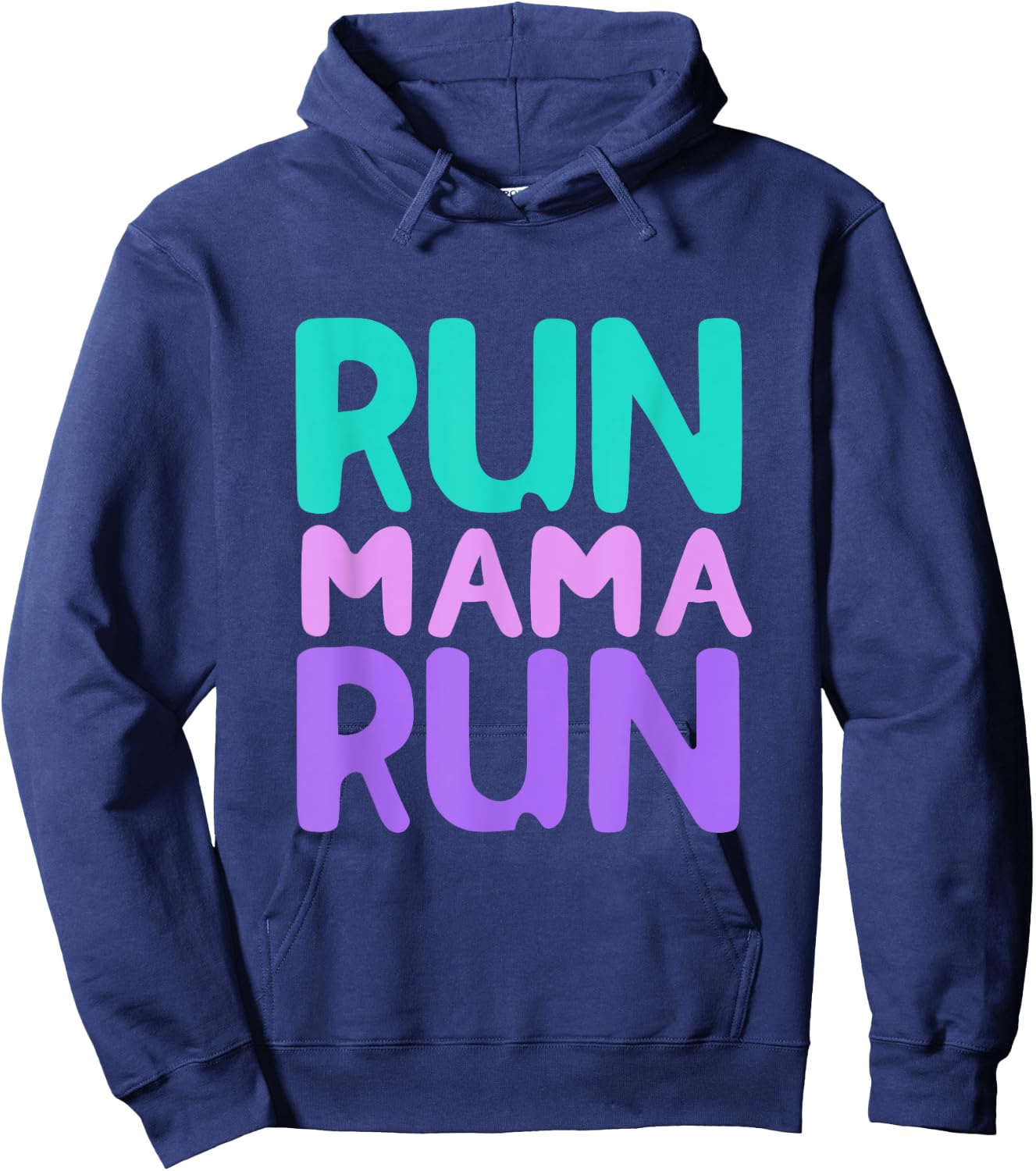 Run Mama Run: for Moms Who are Runners and Love Running Hoodie - Hoodie | Navy