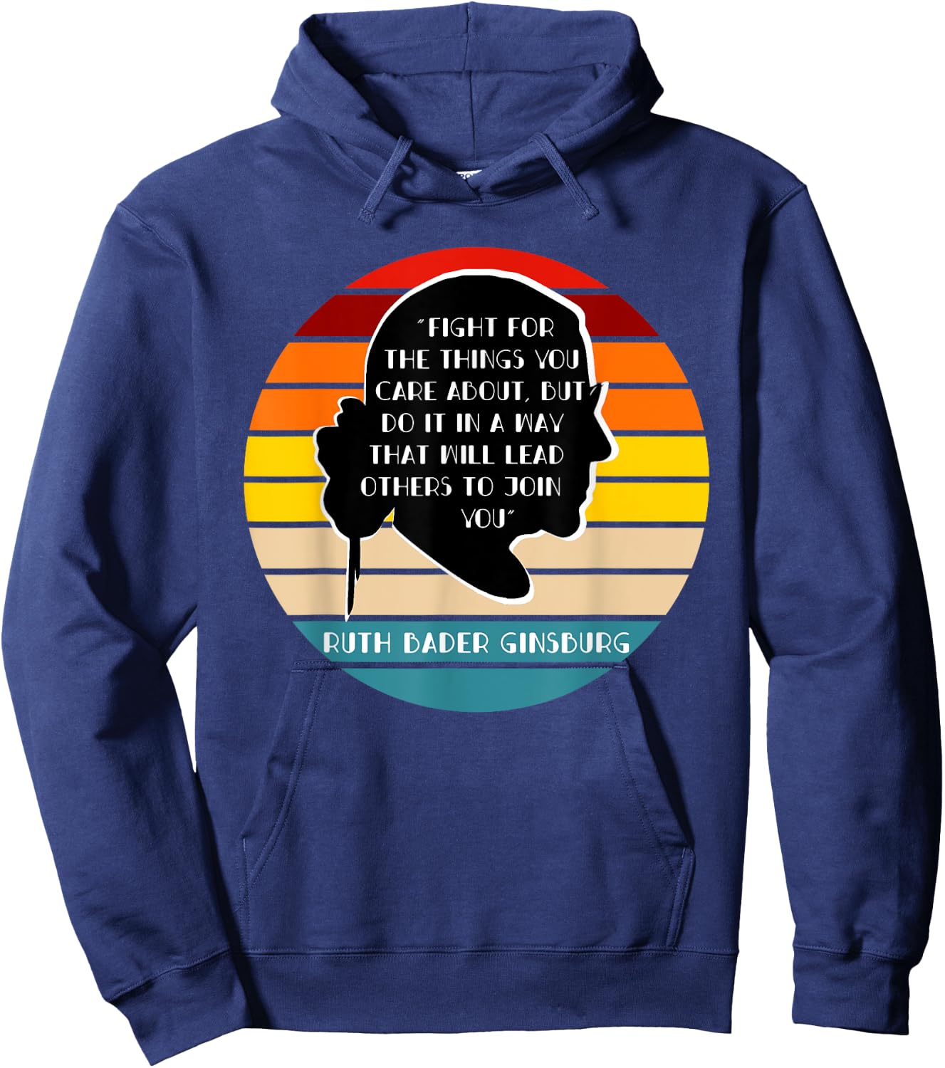 Speak Your Mind Even if Your Voice Shakes Youth Democrat Hoodie - Hoodie | Navy