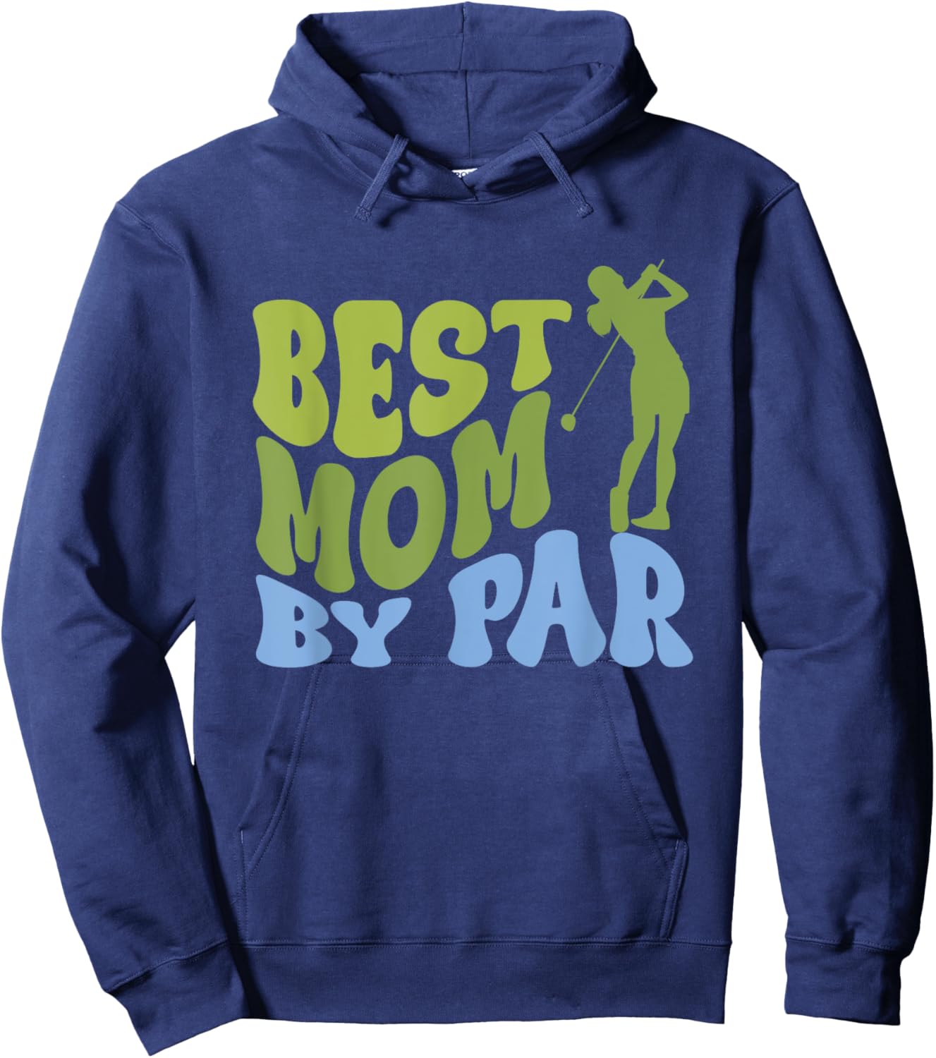 Best Mom by Par Golf Parents Matching Family Hoodie - Hoodie | Navy